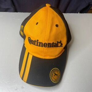 Continental Tires Baseball Cap Black Orange Embroidered Logo Since 1971 One Size